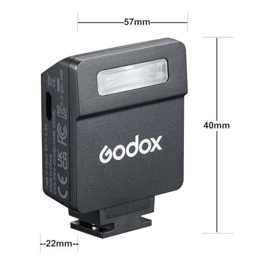 Ficha técnica Godox IM22 Mini flash de cámara - Fernando Cortés
