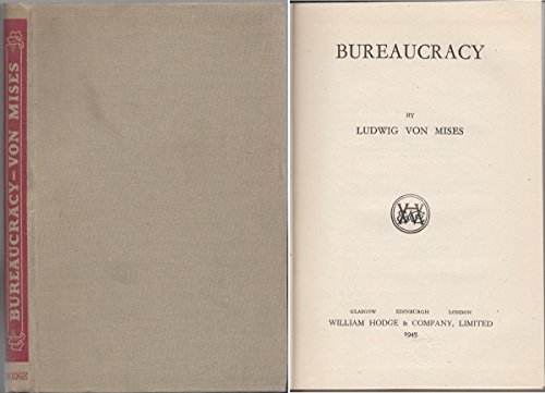 Bureaucracy B000LBR2RM Book Cover
