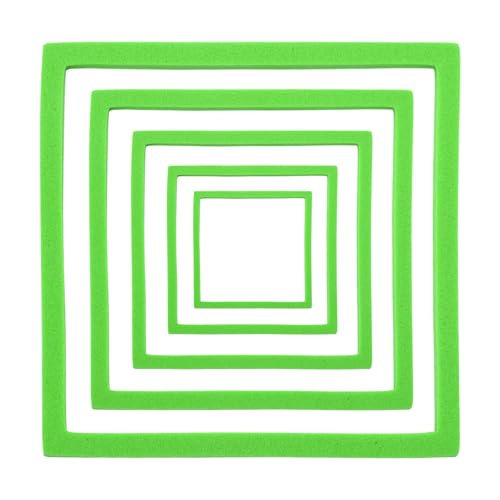 HUANGANG Aquarium Floating Plant Rings Fish Feeding Rings Round Square Size Floating Plant Aquaponic Plant Cultivation