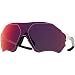 Oakley Men's Evzero Range Non-Polarized Iridium Rectangular Sunglasses, Matte White, 38 mm