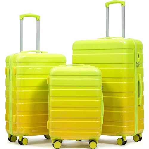 Image of Hardshell Luggage, Lightweight Durable PC Suitcase with Double Spinner Wheels