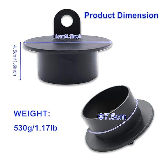 J Bryant Metal Pinch Grip with Carabiner, Round Pinch Block Grip for Rock Climbing Forearm Finger Strength Training, Home Gym Hand Pinching Power Strengthener Equipment