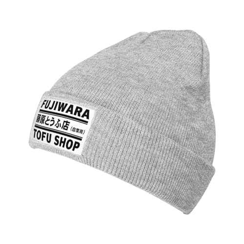 頭文字d 藤原とうふ店 ニット帽 ビーニー スポーツ帽子 キャップ 通気性 伸縮性 紫外線対策 折りたたみ 小顔効果 男女兼用 Gray 頭文字d 藤原とうふ店 ニット帽 ビーニー スポーツ帽子 キャップ 通気性 伸縮性 紫外線対策 折りたたみ 小顔効果 男女兼用 Gray