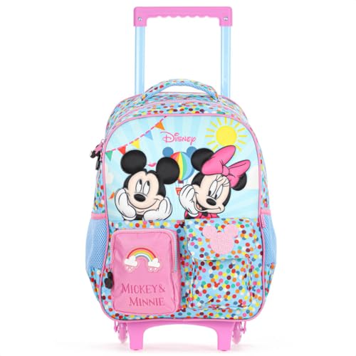Mochila de Rodinhas Escolar 16 Minnie & Mickey Y