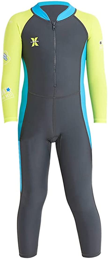 Youth Girls Boys One Piece Water Sports Sun Protection Rash Guard UPF 50+ Long Sleeves Full Suit Swimsuit Wetsuit