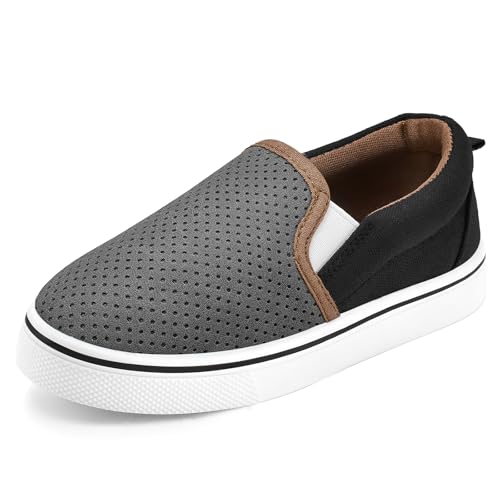 Image of K KomForme Toddler Sneakers for Girls Boys Slip On Canvas Walking Shoes | Lightweight, Comfortable