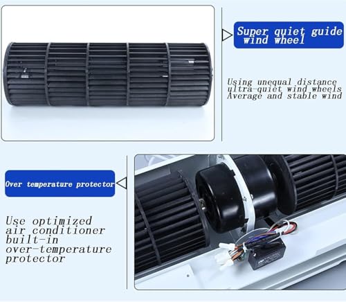 Rideau d'air commercial silencieux à double vitesse réglable avec télécommande