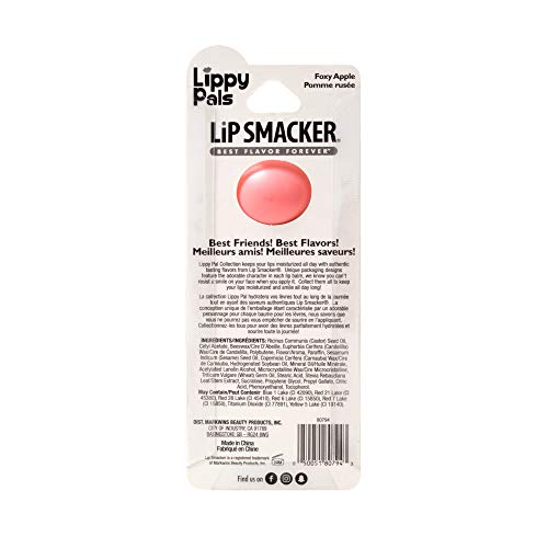Lip Smacker Lippy Pal Fox Flavored Lip Balm, Apple | Clear Matte | Foxy Apple | Dry Lips | For Kids, Men, Women | Stocking Stuffer | Christmas Gift #TOP4