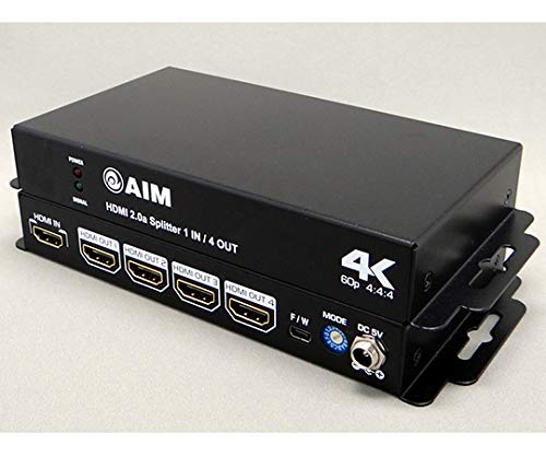 Amazon.co.jp: エイム電子 4K/60p(18Gbps)対応 HDMIスプリッター AVS