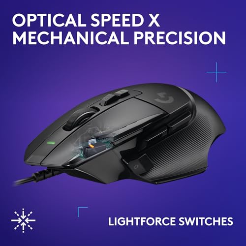 Image of Logitech G502 X Wired Gaming Mouse + G515 TKL Wireless Gaming Keyboard (Tactile) Bundle: Black