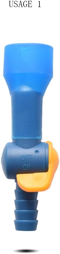 J.CARP ON-Off Switch Bite Valve Tube Nozzle Replacement for Most Brands Hydration Pack Bladder