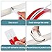 Floor Cord Cover Self Adhesive Cord Hider Floor Extension Cord Covers for Floor Power Cord Protector Cable Management Prevent Cable Trips Cable Cavity 0.47