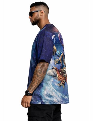 Image of Shiva, Krishna, Hanuman, Kali, Ram and Ravana, Ramayan, Bagavath Githa, Buddha Religious, Spiritual, Hindu Gods T-Shirts