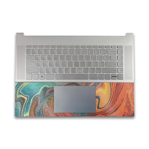 Image of Glossy Glitter Gaming Skin Compatible with HP Envy x360 16 inch (2023) - Lava Water - Premium 3M Vinyl Protective Wrap Decal Cover - Easy to Apply | Crafted in The USA by MightySkins