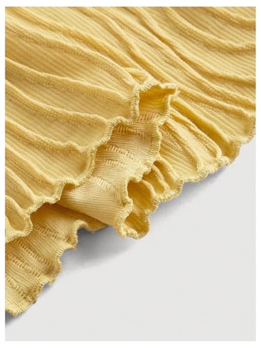 Floerns Women's Elegant Sleeveless Ribbed Knit Mock Neck Bodycon Slit Midi Cami Dress4