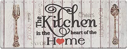 RECYCO Alfombra de cocina 60 x 180 cm, PVC, antideslizante, impermeable, fácil de limpiar, antifatiga, alfombra de cocina para corredores (Kitchen Home)