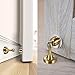 Sumnacon Sturdy Magnetic Door Stopper - Stainless Steel Door Stopper with Magnet for Wall Floor, Sturdy Magnetic Doorstop Holder with Adhesive Tape & Screws for Home Office, Gold