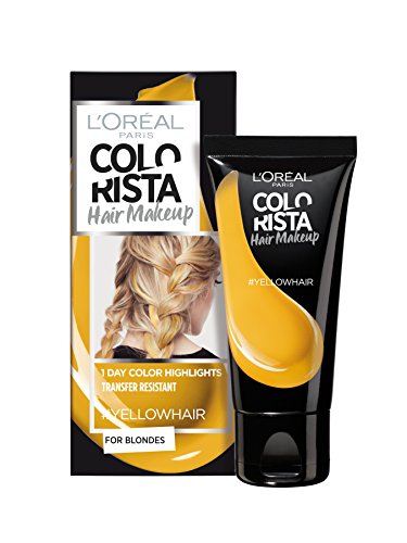 colorista Hair Makeup Coloración Semi-Permanente para Blondes amarillo 30 ml – juego de 2