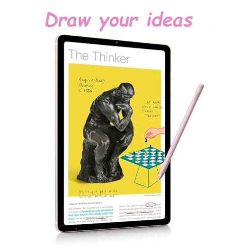 Galaxy Tab S6 Lite S Pen Replacement for Samsung Galaxy Tab S6 Lite (EJ-PP610) Stylus Touch S Pen(NoBluetooth) + Replacement Tips/Nibs, Chiffon Pink - Image 3