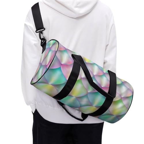 Sac de sport gym queue de sirène coloré - Sac week-end et duffel bag 45cm - 6
