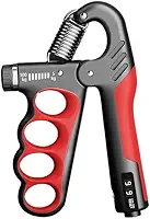 Hand Grip com resistência ajustável de 5 a 100 kg para Fortalecer Mãos e Antebraços com Pegada Ergonômica