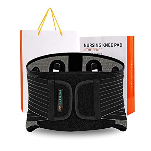 ZFF Soporte Lumbar Cinturón,Apoyo Lumbar Transpirable De Malla Paneles Doble...