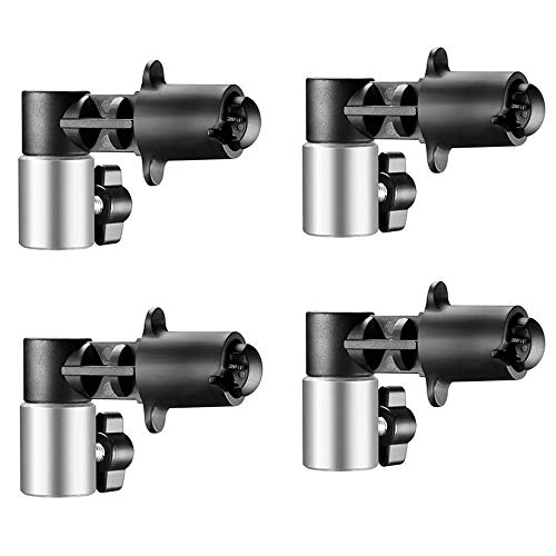 Selens Reflector Holder Clips Collapsible Backdrop Holder 4 Pieces Photography