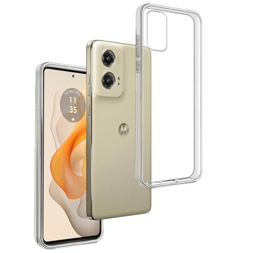 REY 3X Funda Carcasa Gel Transparente para Motorola Moto G Stylus 5G 2024, Ultra Fina 0,33mm, Silicona TPU de Alta Resistencia y Flexibilidad