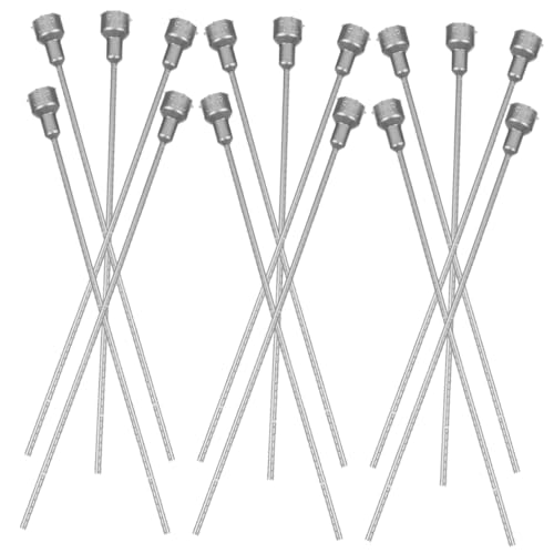 Hemobllo 15pezzi Bastoni Estensibili per Fiori Aste per Composizioni Floreali Steli per Fiori Artificiali e Bouquet Materiale Trasparente Facili da Utilizzare per Decorazioni e