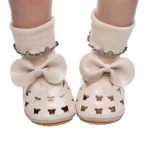 2025 Infant Baby Girls Walking Shoes Hollow Out Bowknot Closed Toe Sandals Summer Single Shoes Trendy4