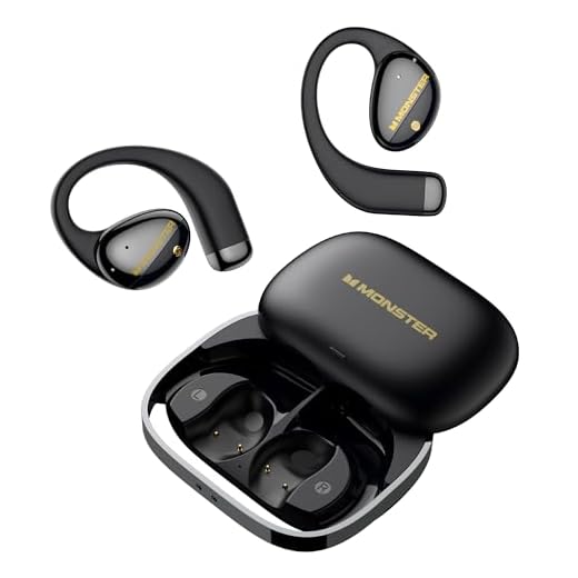 Monster Open Ear AC520 Headphones, Bluetooth 6.0 Wireless Earbuds with HiFi Sound, 24H Playtime, ENC Clear Call, Unique Handbag Design,IPX6 Resistance