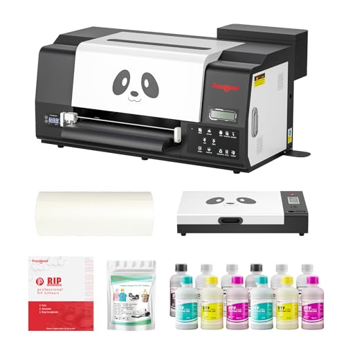 Procolored F13 Pro Panda DTF Printer A3 Dual XP600 13' Transfer Printing Machine with White Ink Circulation and Semi-Automatic Cleaning System (Printer+Oven)