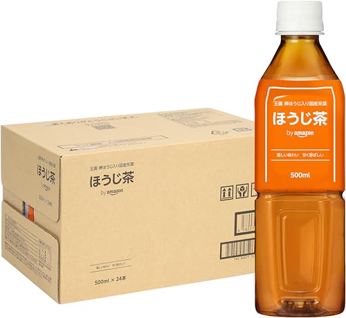by Amazon ほうじ茶 500ml×24本