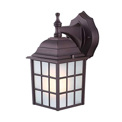 Vintage Outdoor Wall Lantern Brown Waterproof IP44 House Wall Light Balcony Patio Retro E27 Wall Wash Lights Garden Entrance Staircase Villa Decoration Wall Lighting 20 * 15 * 31Cm