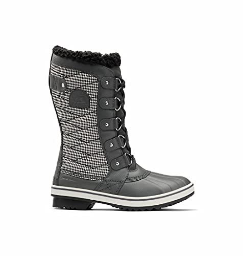 SOREL Women's Tofino II Boot — Grill, Black — Waterproof Leather Winter Boots — Size 8