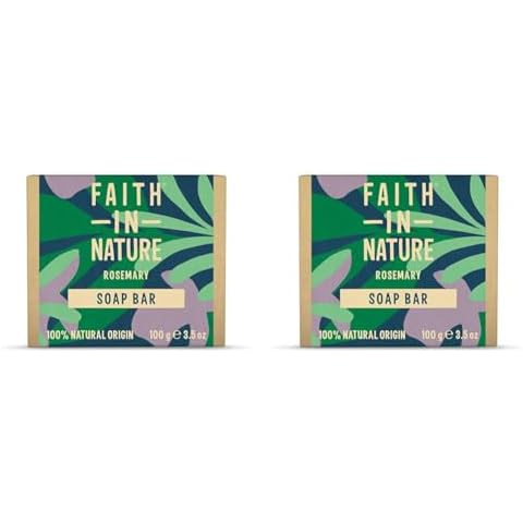 Faith In Nature Rosemary Hand Soap Bar Pack Cover