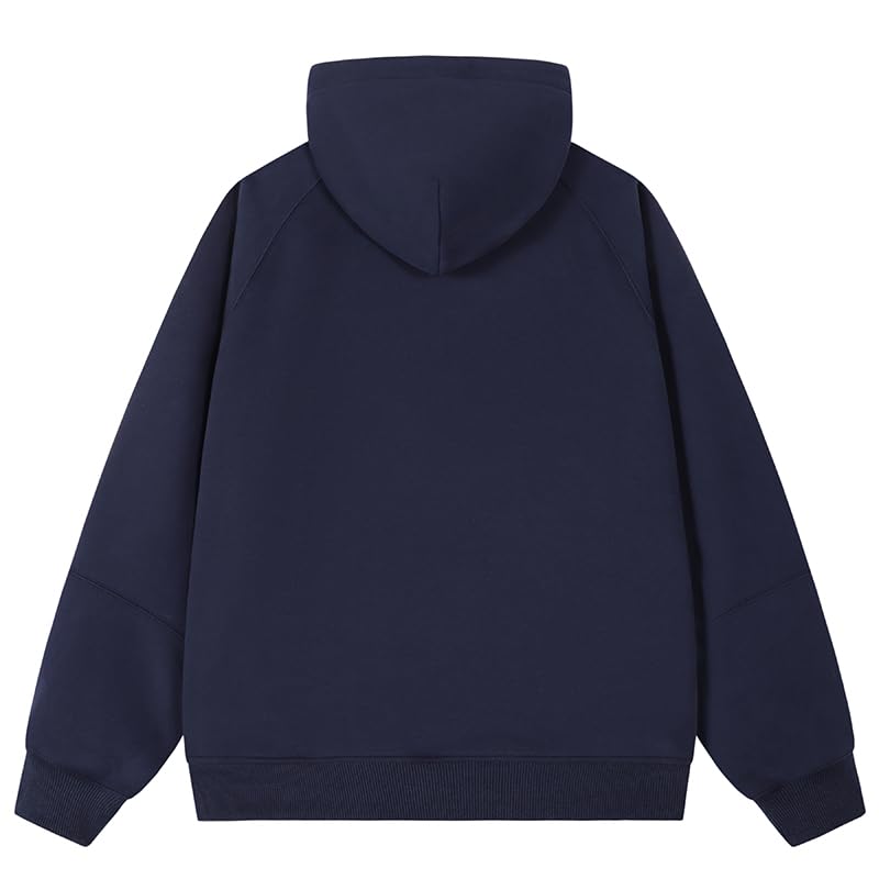 Casual sport full-zip padded hoodie, striped, front pockets, cozy2