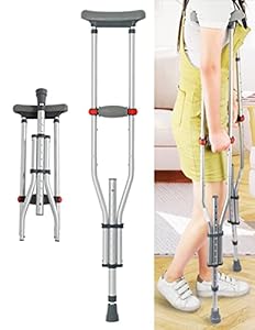 Sjdopulse WL3GZ1708 Faltbare Aluminium-Krücken