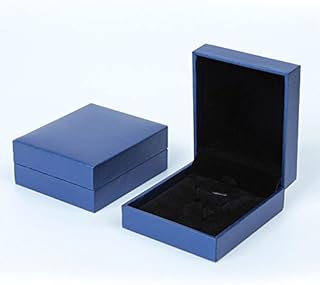 Jaetech House Jewellery Gift Presentation Gift Box for Bracelet Necklace Ring Bangle Chain Bracelet Watch Pendant Storage Display Box Case (Necklace) (Blue)