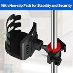 Adjustable Mic Stand Drink Holder with 360° Rotate Microphone Stand Cup Holder - Universal Water Bottle Holder Clamp On Cup Holder for Mic Stand, Music or Drum Stands to Holds Cups, 1 Pack