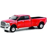 Greenlight 46090-E Dually Drivers Series 9 - 2021 Ram 3500 Dually - Limited Longhorn Edition - Flame...