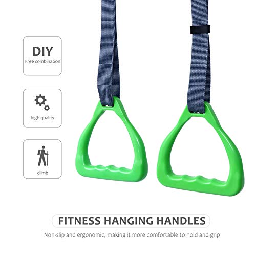 CLISPEED 1 par de Alça de Fitness Anéis de Ginástica Alças de Exercícios Alça de Fitness Com Equipam