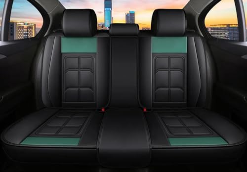 Housse siège voiture universelle cuir PU vert pour redécouvrir le plaisir de conduire - 5