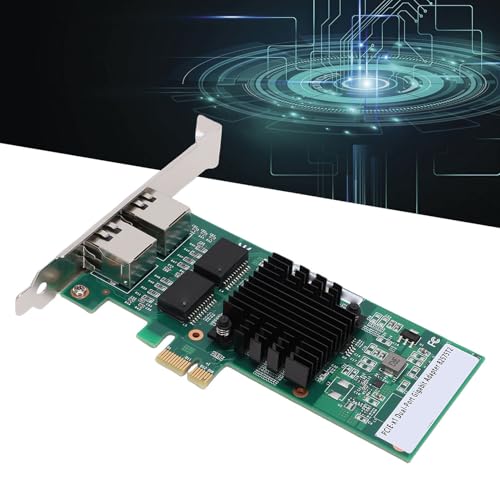 Yoidesu PCI Express Network Card, Dual RJ45 Ports 1Gbps Gigabit Ethernet Adapter with 82575 Chipset for Wins 11 10 8.1 7 Server miniatura 5