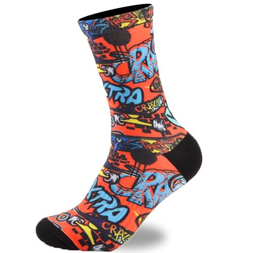 Everfly Calcetines Crossfit - Calcetines Hombre Divertidos Mujer - Media Caña Deporte Gimnasio Padel Baloncesto Ciclismo Running Futbol Senderismo - Tecnico Amortiguacion - Regalo Ropa (Skate, 41-45) Everfly Calcetines Crossfit - Calcetines Hombre Divertidos Mujer - Media Caña Deporte Gimnasio Padel Baloncesto Ciclismo Running Futbol Senderismo - Tecnico Amortiguacion - Regalo Ropa (Skate, 41-45)