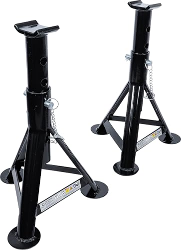 BGS Diy 93002 | Caballetes de tubo | capacidad de carga 1500 kg / par | recorrido 322 - 490 mm | 1 par