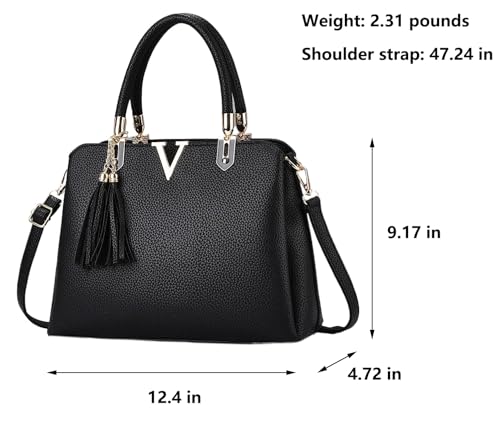 Image of JHVYF Shoulder bags for Women Trendy Crossbody bags Casual Satchels Purse Ladies' Tote Bag