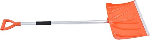 Miniatura 4 de Pala de nieve gran acidad eliminación de nieve mango en forma de D aleación de aluminio material plástico desmontable herramienta de pala ensamblable