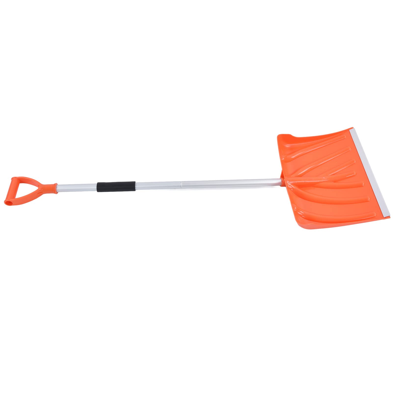 Pelle à Neige Portable en Alliage d’Aluminium Réglable Haute Capacité pour Neige Fraîche et Compacte Idéale pour Terrasse Jardin Entrée Garage