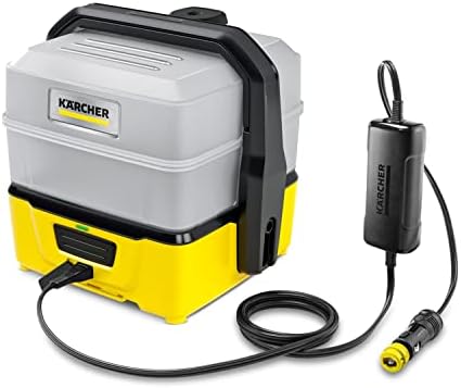 Kärcher Mobile Outdoor Cleaner OC 3 Plus Car (mit Kfz-Adapter für Betrieb über Autobatterie, extra großes Wassertankvolumen: 7 l, Lithium-Ionen-Akku, schonender Niederdruck)